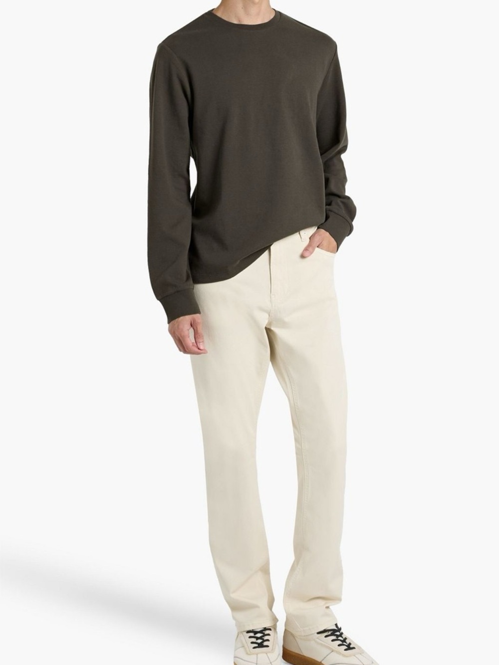 Frame Cotton Jersey Large Charcoal
